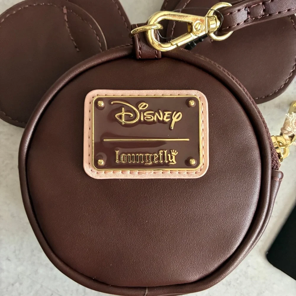 Loungefly X Disney Minnie Mouse Chocolate Sprinkle Coin Purse Lollipop Wristlet
